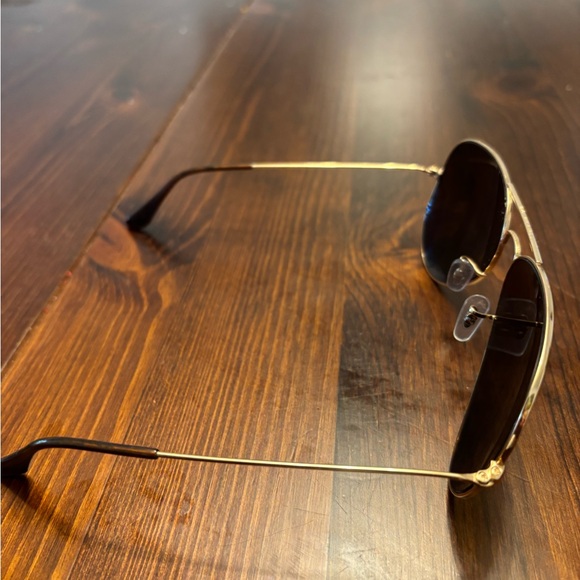 Ray-Ban Gold Frame Brown Lens Aviator Sunglasses - Picture 4 of 4